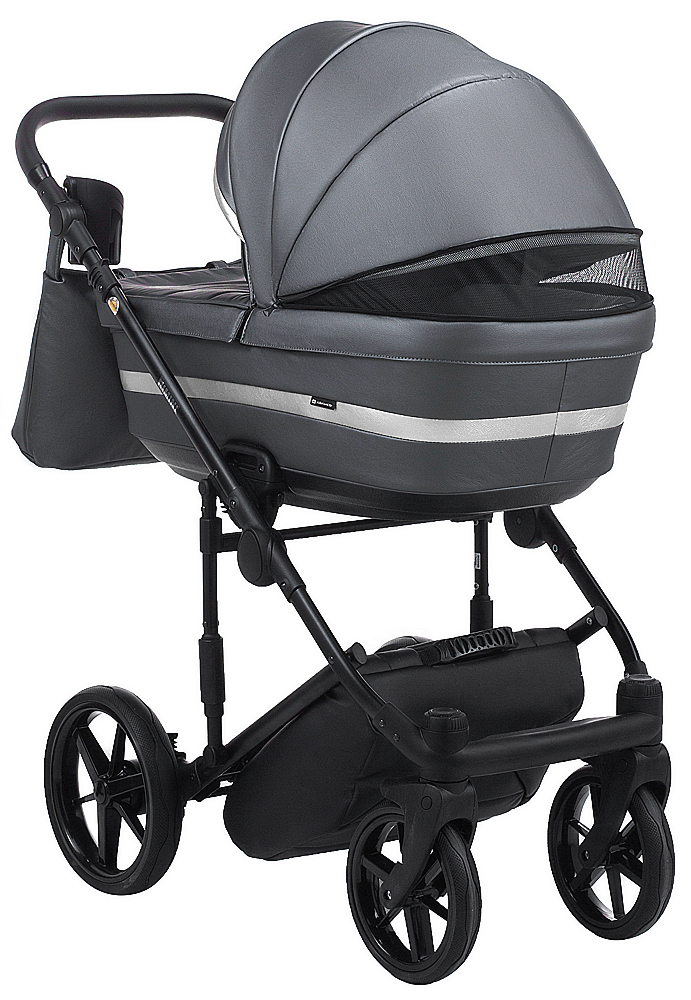 Коляска 2 в 1 Adamex Rimini ECO кожа 100% RI-253
