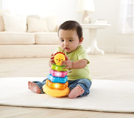 Детская пирамидка Fisher-Price Львенок с музыкой и огоньками