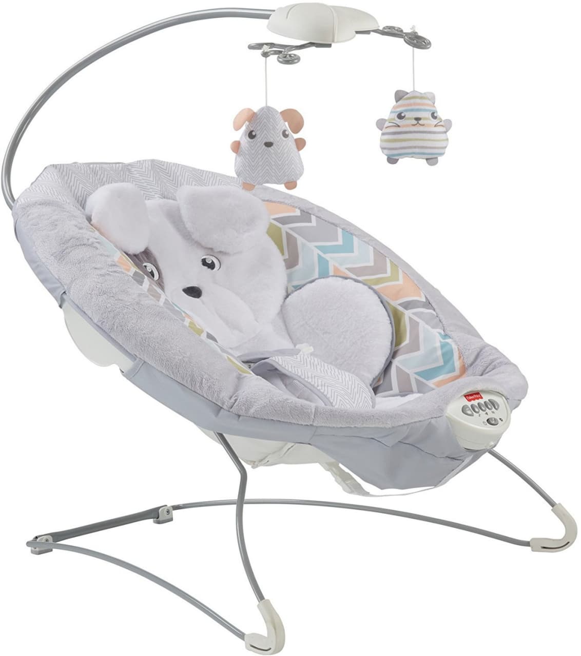 Шезлонг детский МОЙ МАЛЕНЬКИЙ ЩЕНОЧЕК My Little Snugapuppy Deluxe Bouncer Fisher Price