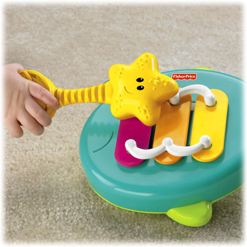 Музыкальный ксилофон-погремушка Рыбка со звездой Fisher Price