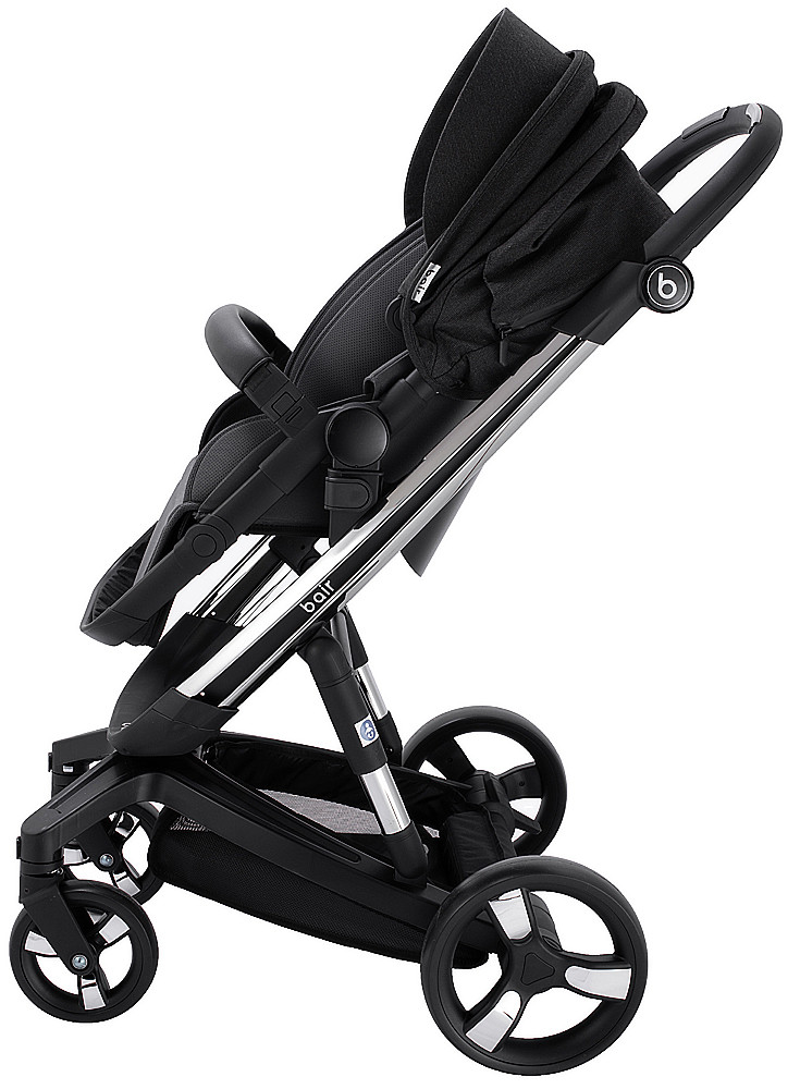 Коляска 2 в 1 Bair Electra B-touch system BE-01 black  (Баир Электра Би-тач систем)