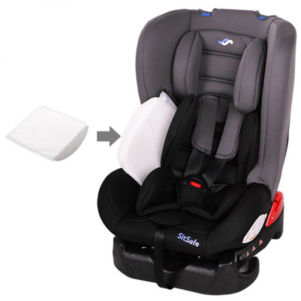 Детское автокресло группа 0+/1 (до 18кг) Bambi M 2780 Silver Gray