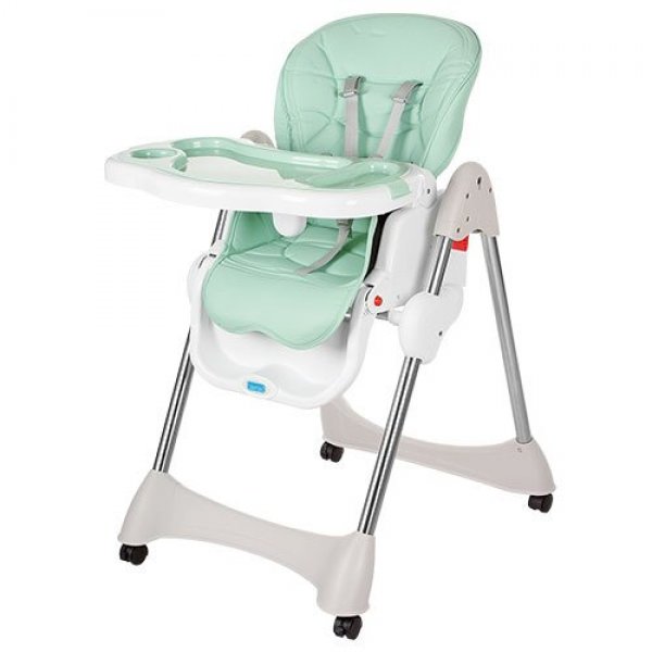 Стульчик для кормления, регулируется спинка, Bambi M 3216-5-2 мята