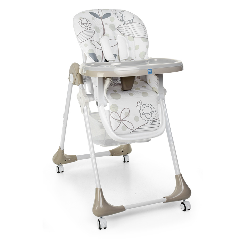 Стульчик для кормления с регулируемой спинкой Bambi M 3233 Lamb Beige
