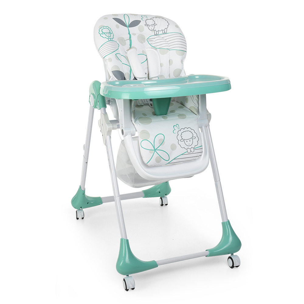 Стульчик для кормления с регулируемой спинкой Bambi M 3233 Lamb Mint