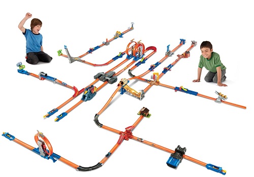 Хот Вилс Мегатрек Двойное ускорение Hot Wheels Track Builder Total Turbo Takeover Track Set