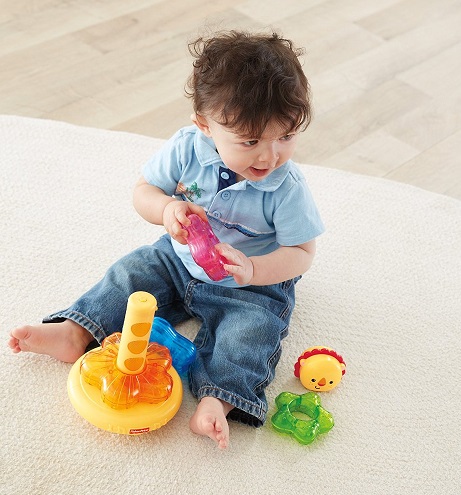 Детская пирамидка Fisher-Price Львенок с музыкой и огоньками