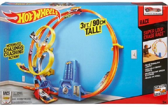 Напольно-настенный трек Hot Wheels Гонки в мертвой петле Хот Вилс