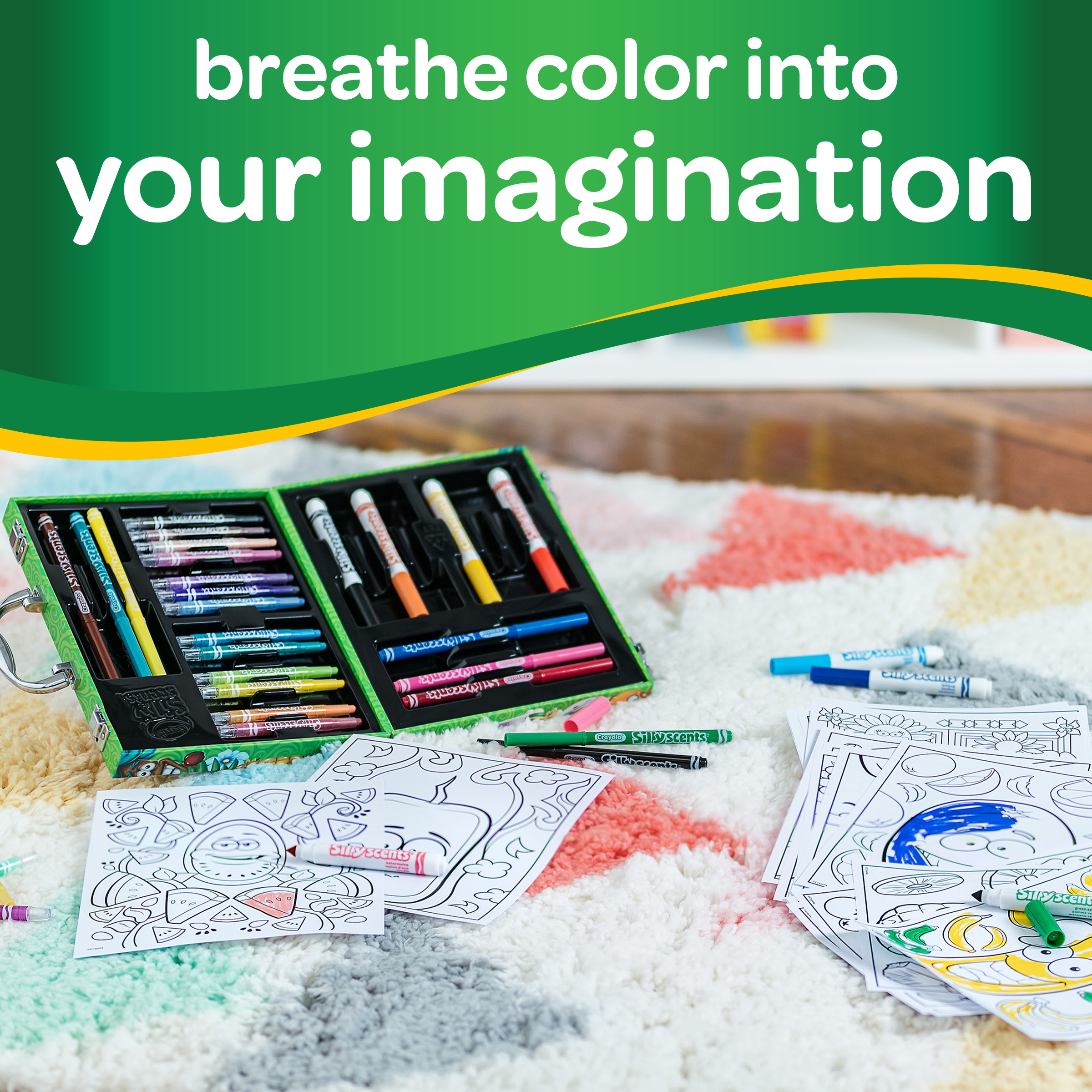 Набор для рисования Crayola с ароматизированными фломастерами и раскрасками