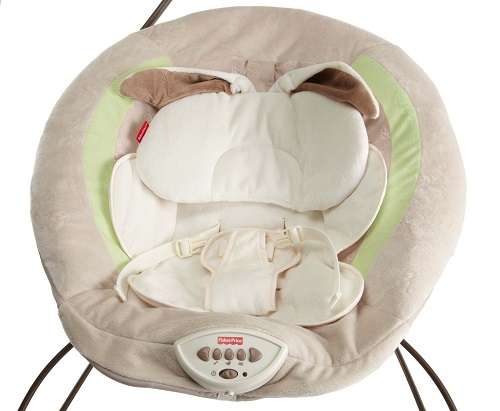 Шезлонг баунсер МОЙ МАЛЕНЬКИЙ ЗАЙЧИК Fisher Price Bouncer, My Little Snugabunny