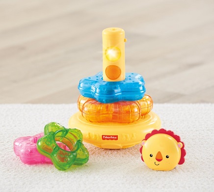 Детская пирамидка Fisher-Price Львенок с музыкой и огоньками