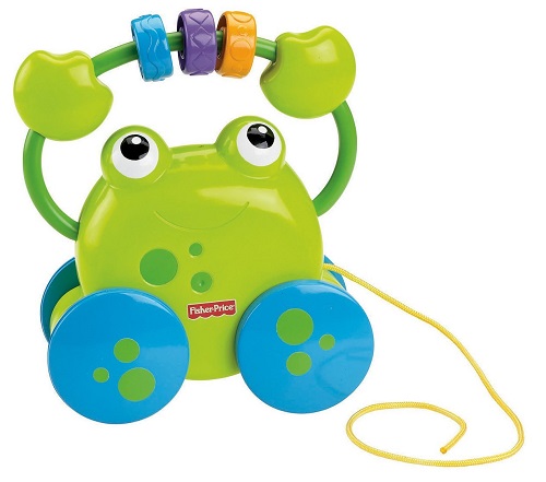 Каталка-игрушка «Лягушонок» Fisher Price Pull Along Froggie
