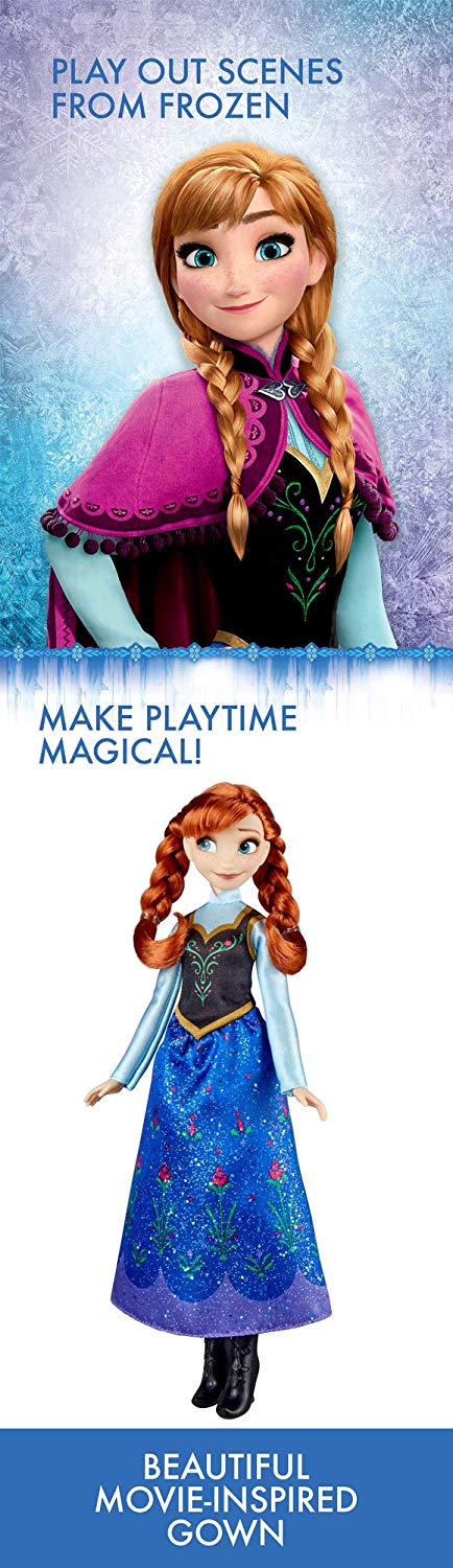 Кукла ПРИНЦЕССА АННА Princess Hasbro Anna Frozen Холодное сердце
