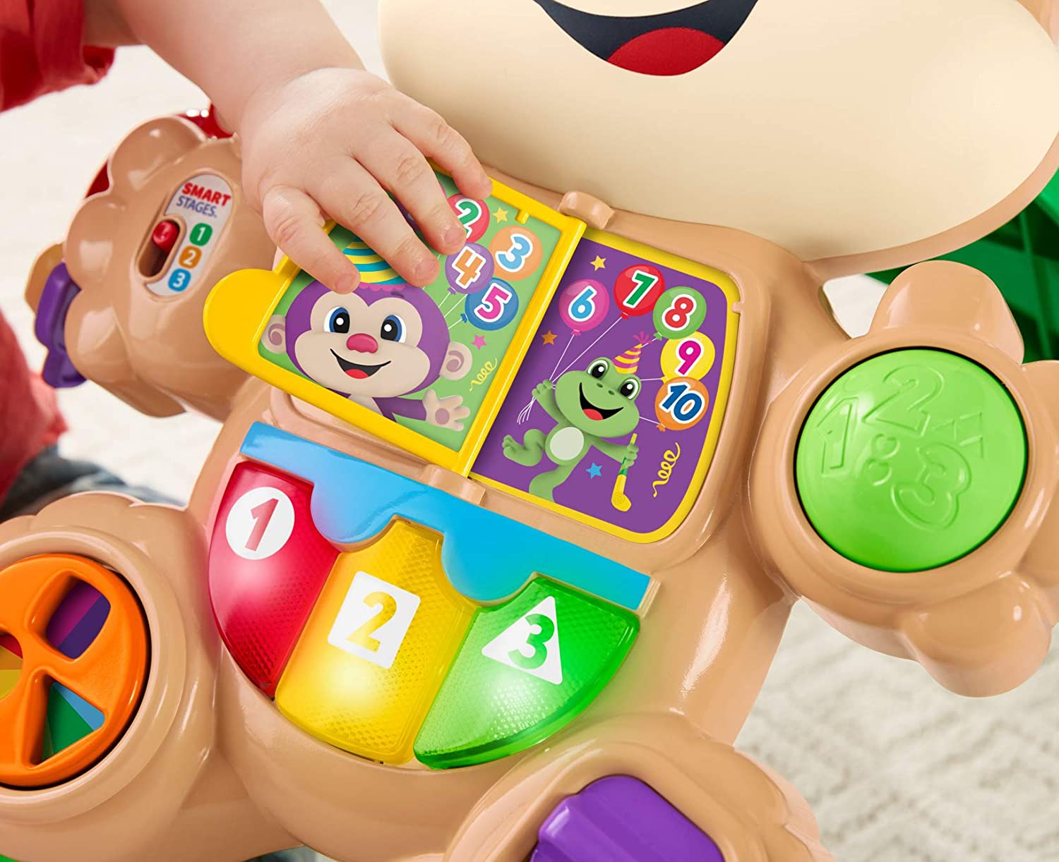 Музыкальные ходунки толкатель Умный щенок Fisher-Price Learn with Puppy Walker