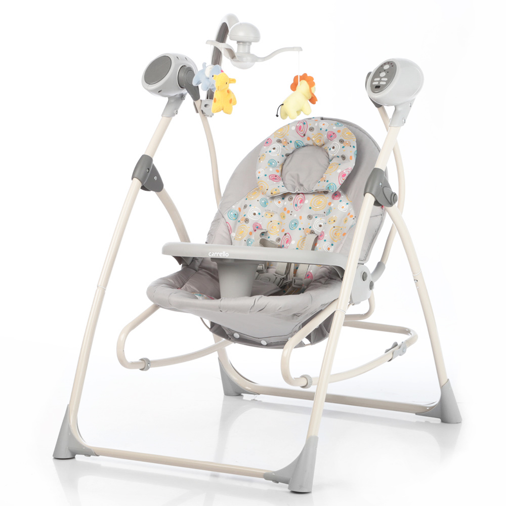 Колыбель-качели CARRELLO Nanny 3в1 CRL-0005 Grey Planet / 1 / MOQ