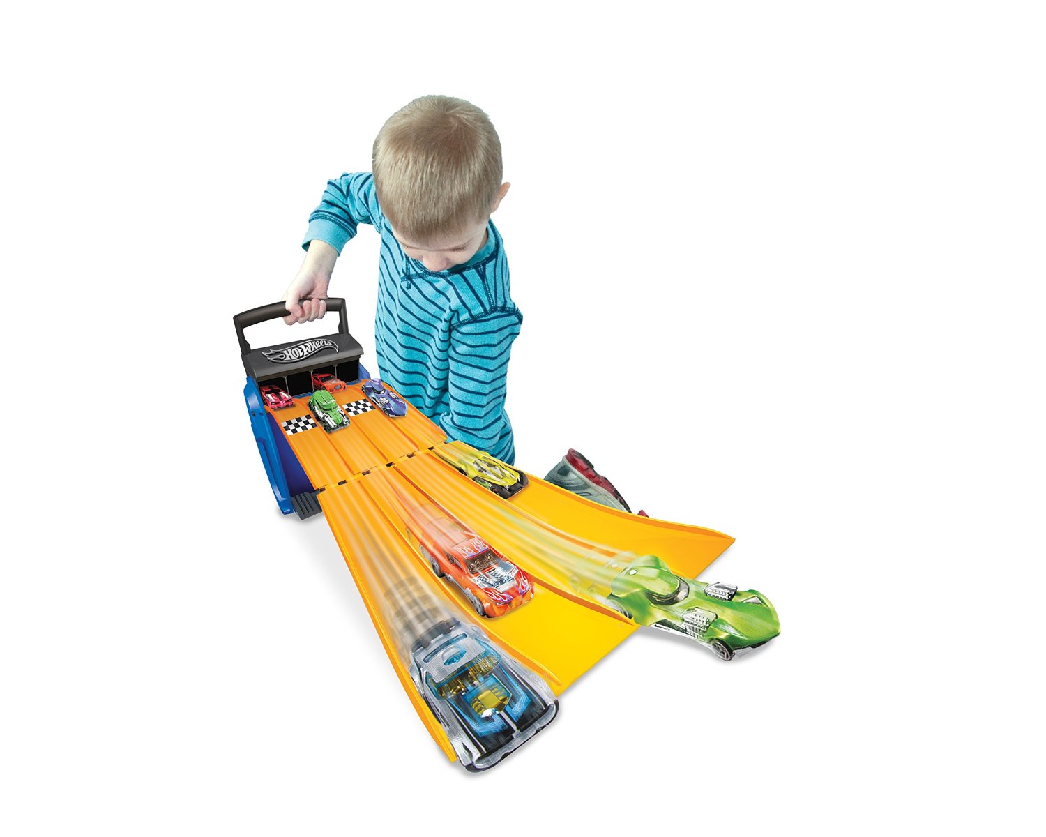 Портативный трек-контейнер Hot Wheels