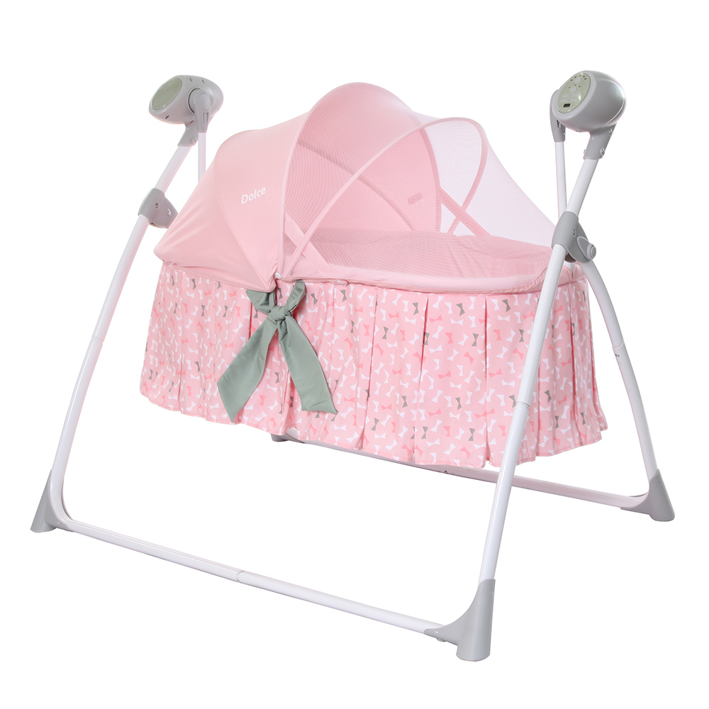 Люлька-качалка CARRELLO Dolce CRL-7501 Bow Pink / 1 / MOQ