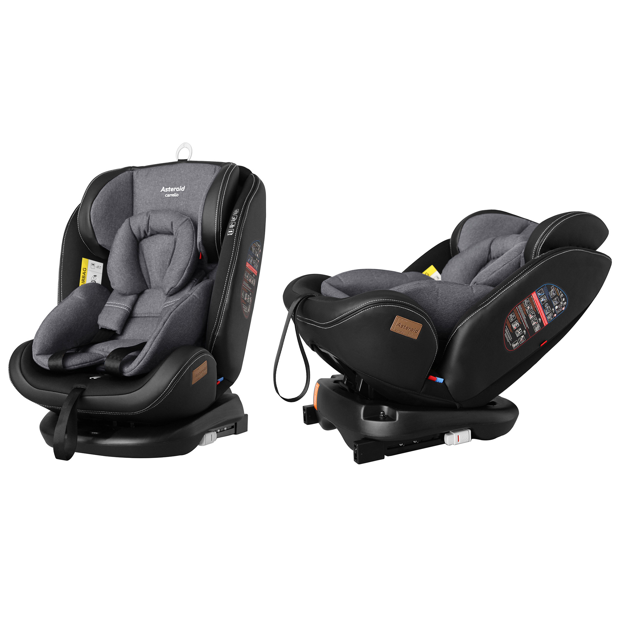 Автокрісло CARRELLO Asteroid CRL-12801 Magnet Gray 0+1+2+3 ISOFIX з поворотом /1/