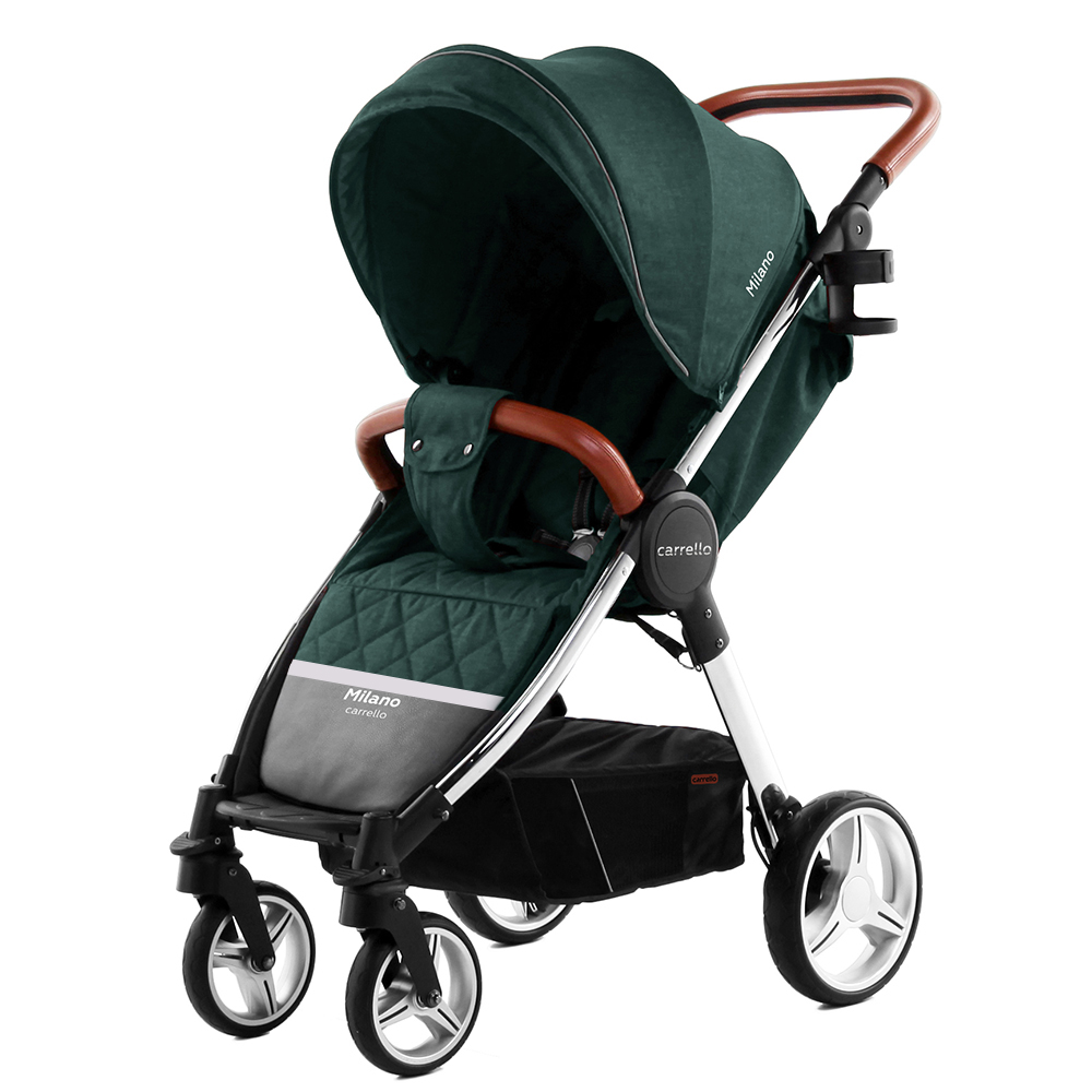 Коляска прогулочная CARRELLO Milano CRL-5501 Aqua Green +дождевик L /1/ MOQ