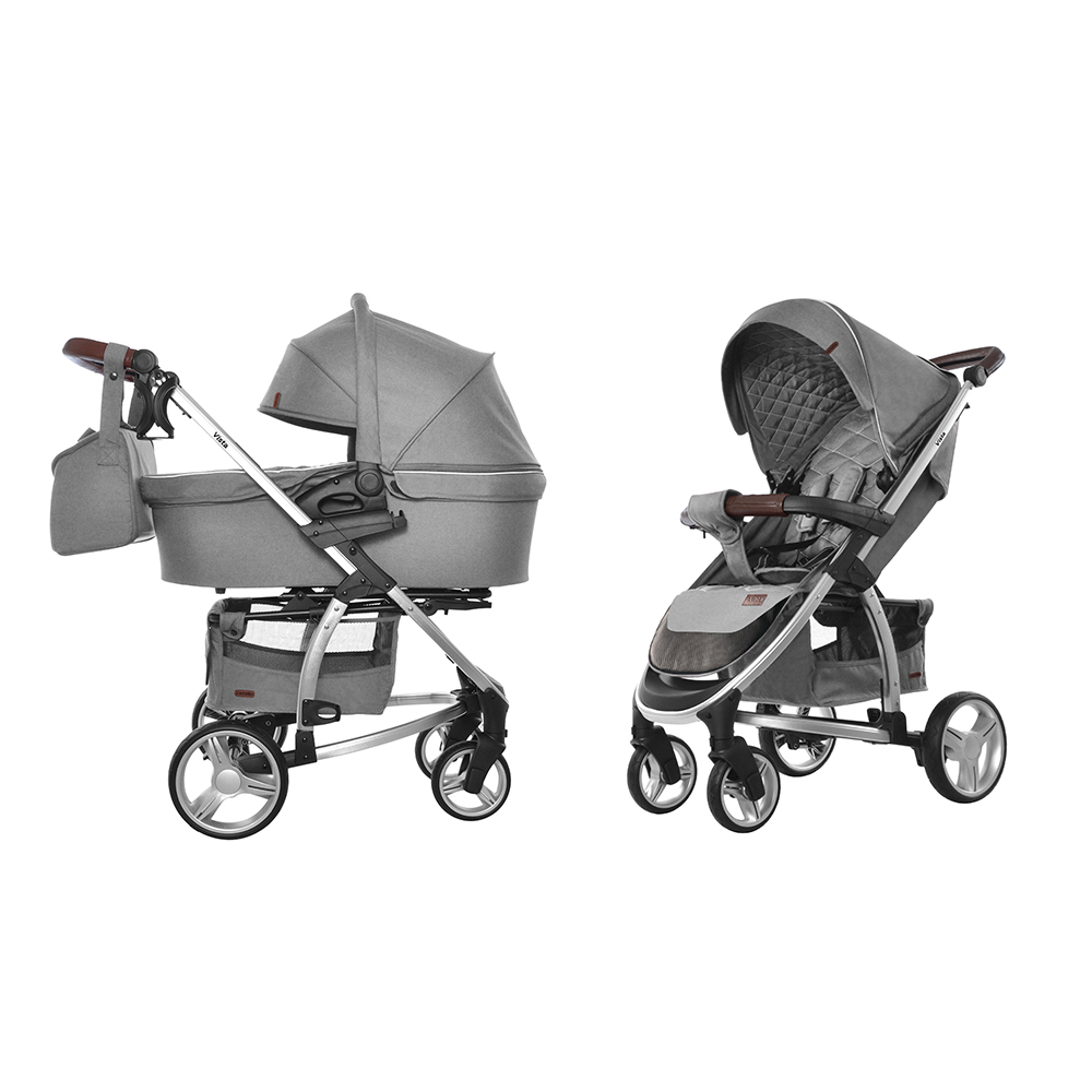 Коляска универсальная CARRELLO Vista CRL-6501 Shark Gray /1/