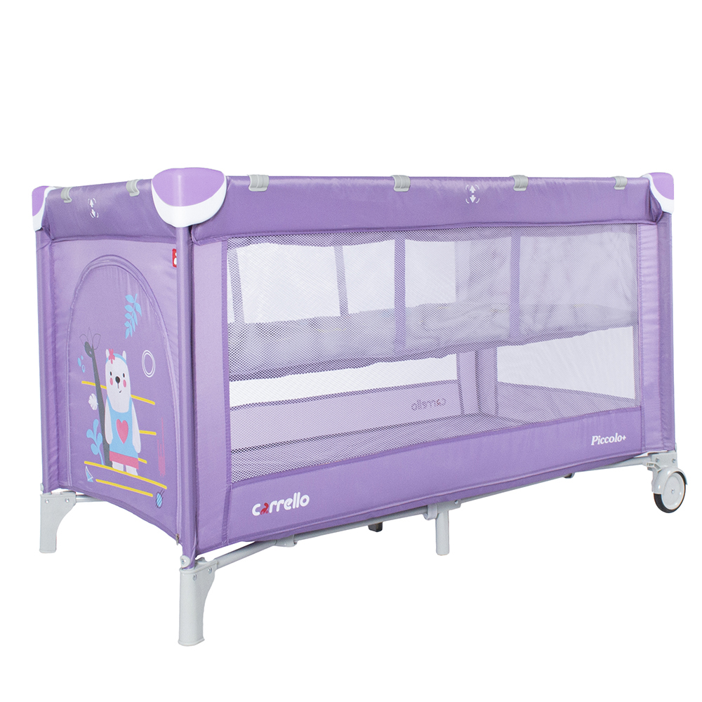 Манеж CARRELLO Piccolo+ CRL-9201/2 Orchid Purple з двома рівнями дна /1/ MOQ