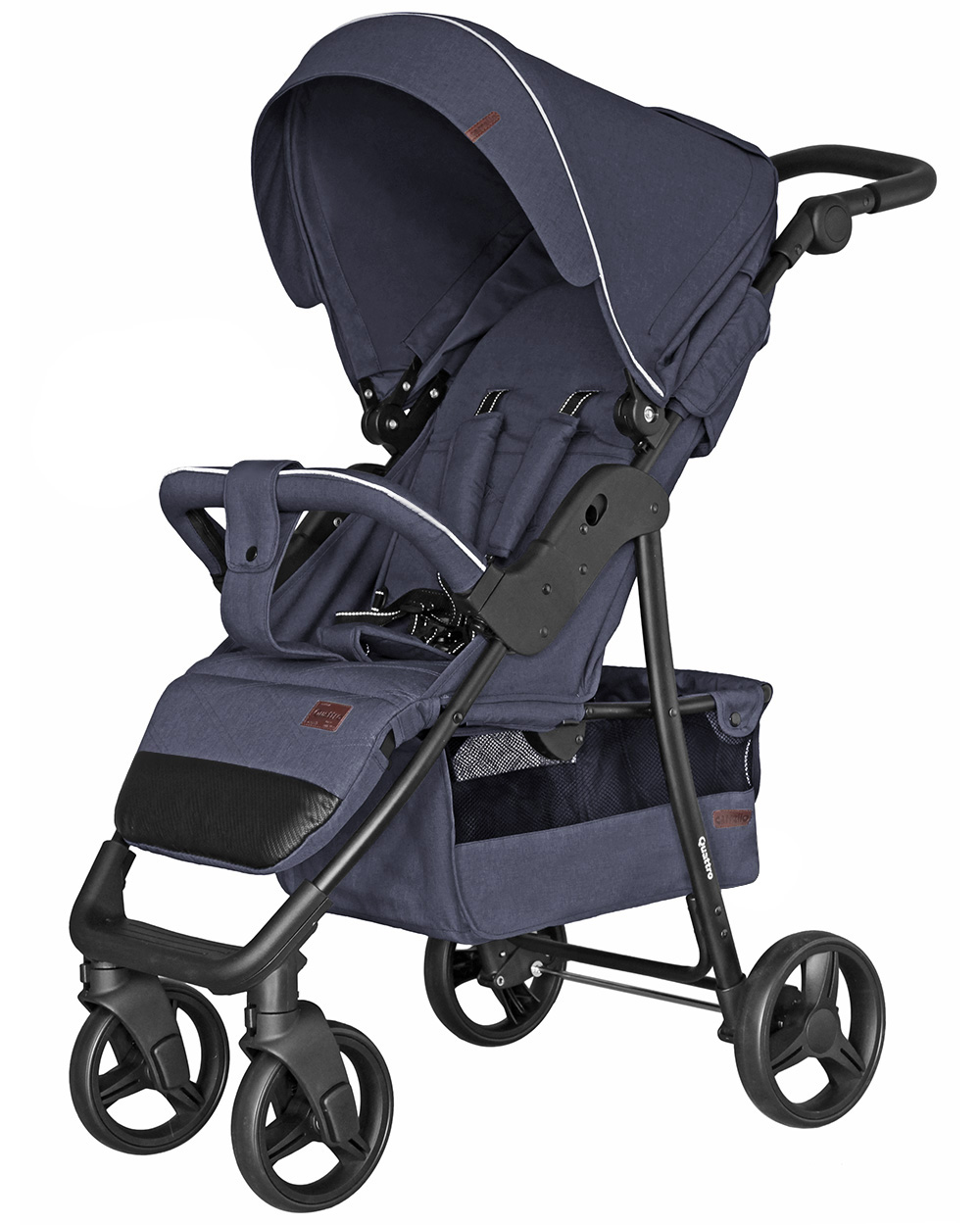 Коляска прогулочная CARRELLO Quattro CRL-8502/3 Admiral Blue +дождевик M /1/ MOQ