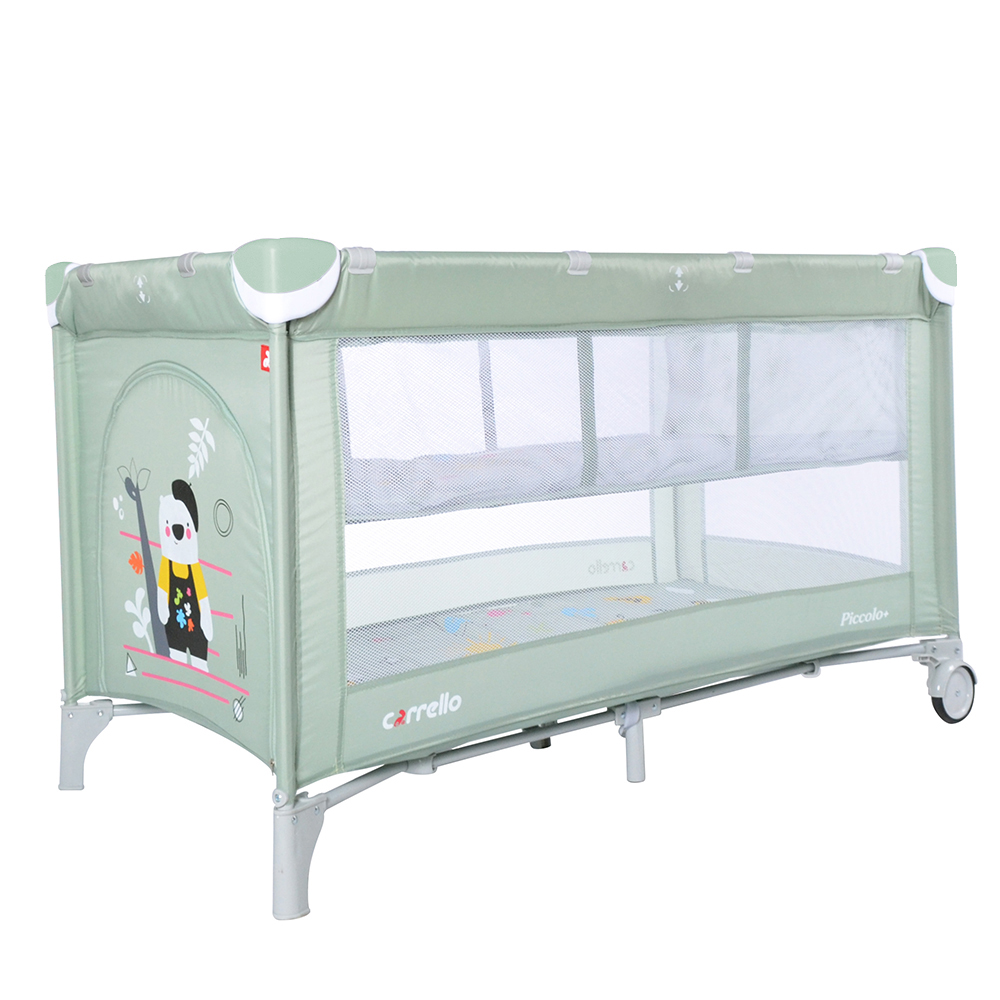Манеж CARRELLO Piccolo+ CRL-9201/2 Mint Green з двома рівнями дна /1/ MOQ
