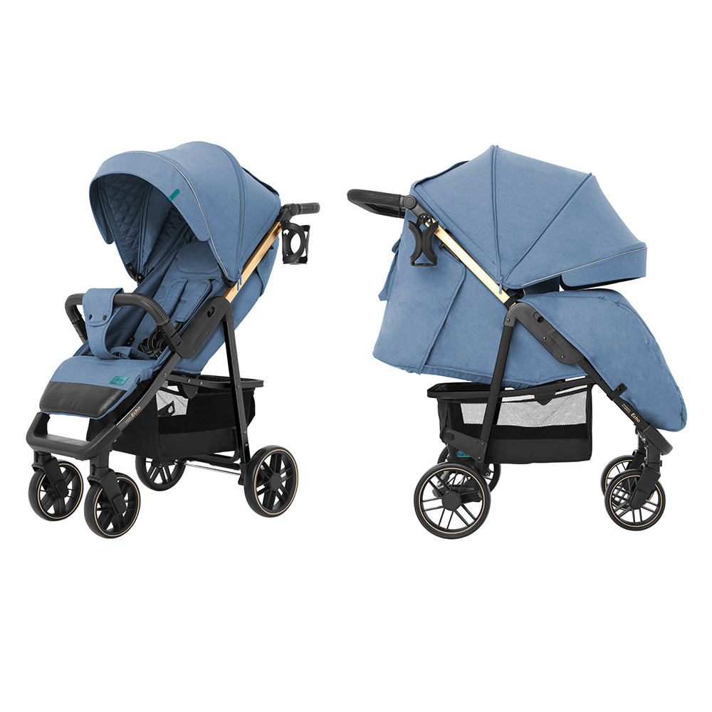 Коляска прогулочная CARRELLO Echo CRL-8508/2 Azure Blue +дождевик L /1/ MOQ
