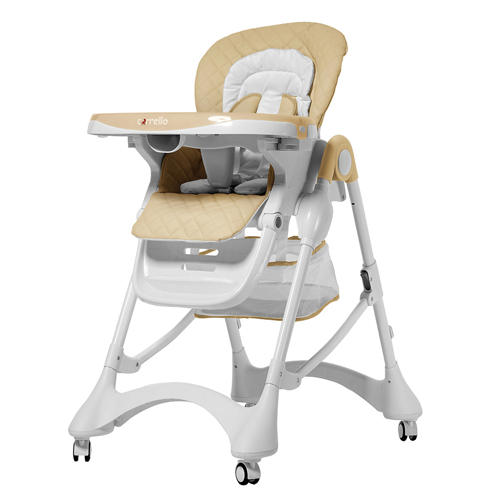 Стульчик для кормления с регулируемой спинкой Carrello Caramel CRL-9501/3 Desert Beige