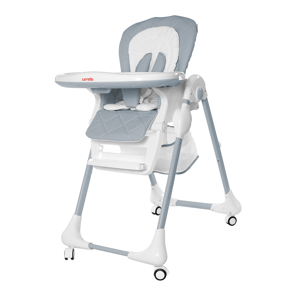 Стульчик для кормления с регулируемой спинкой Carrello Toffee CRL-9502/2 Cloud Grey
