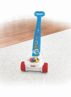 Каталка Fisher Price Попкорн Brilliant Basics Corn Popper