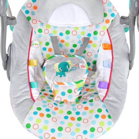 Электронные качели Bright Starts Маленькие Джунгли Брайт Старс Itsy Bitsy Jungle Portable Swing