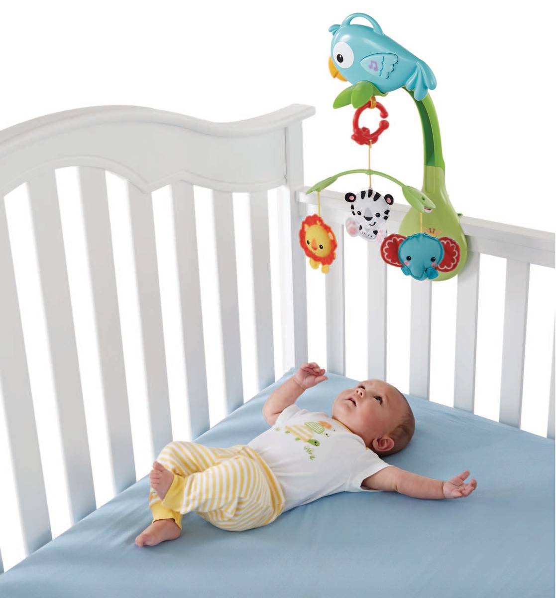 Музыкальное мобиле "Веселый попугай" 3 в 1 Fisher-Price