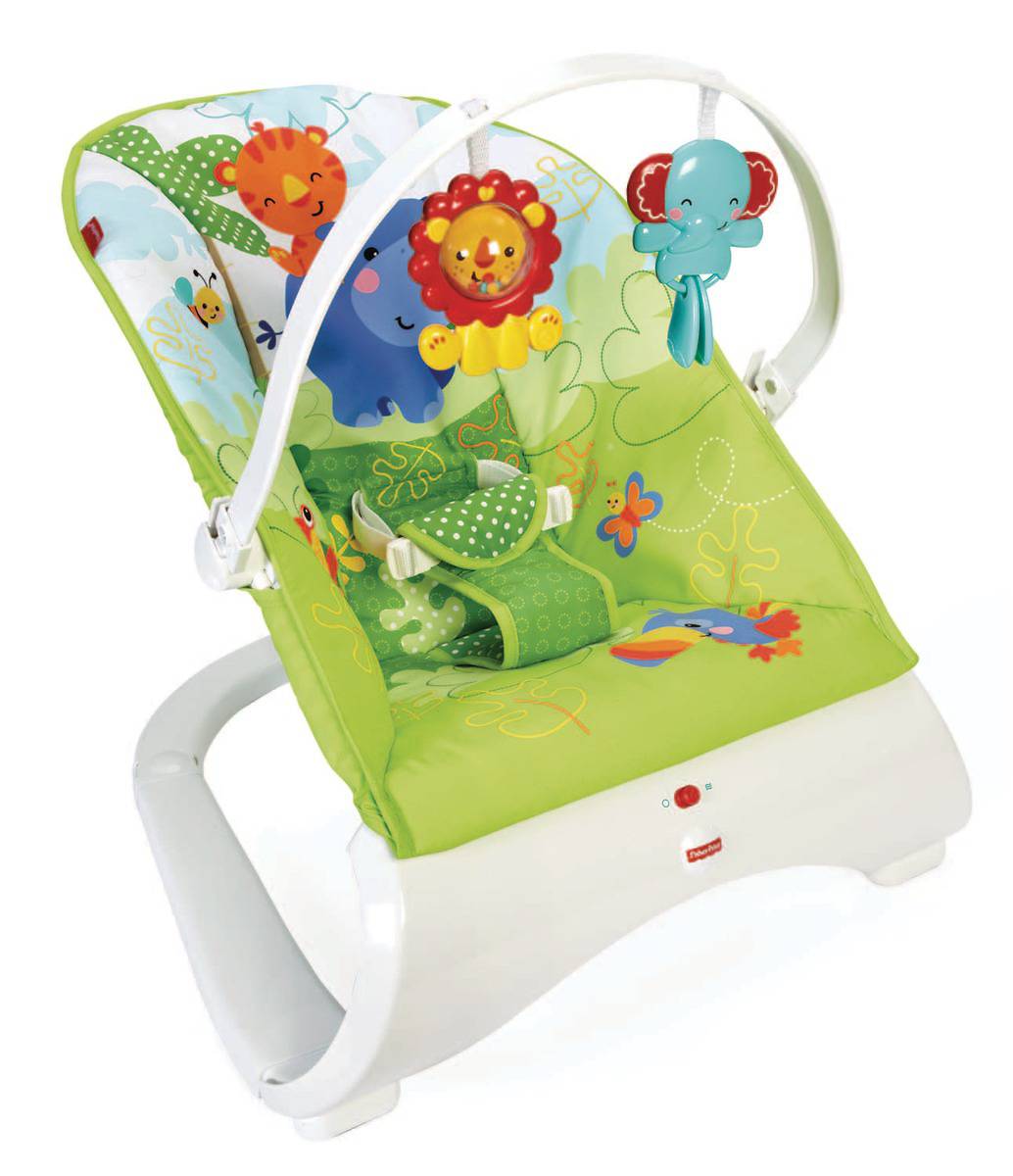 Массажное кресло "Тропические друзья" Fisher-Price