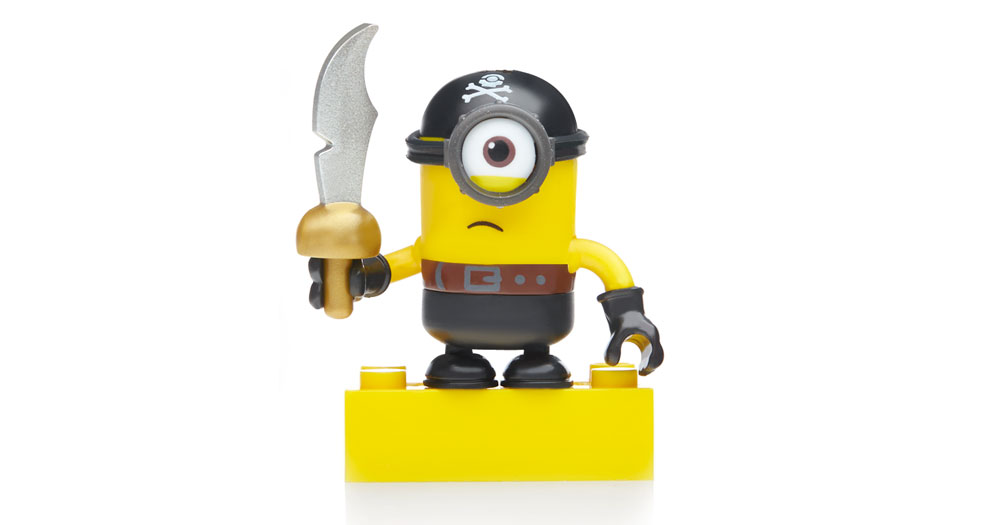Коллекционные герои - Миньоны с аксессуарами Mega Bloks