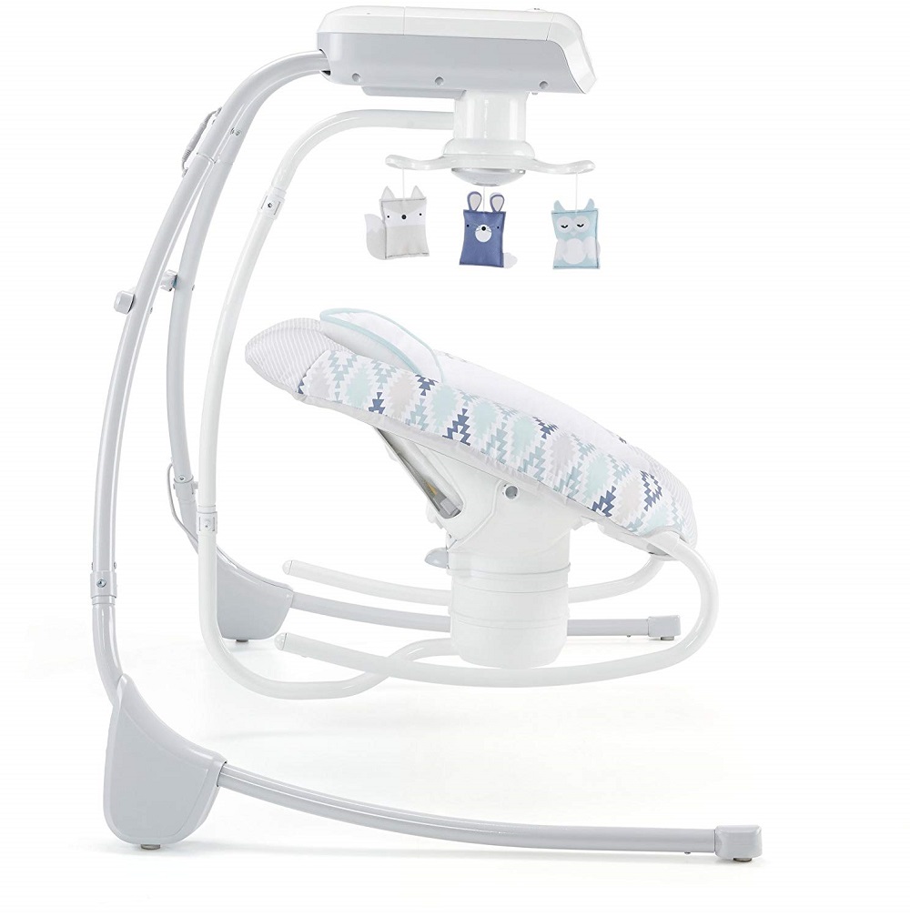 Укачивающий центр Fisher-Price 2-in-1 Deluxe Swing, колыбель-качели «ЛЕСНЫЕ ЧУДЕСА»