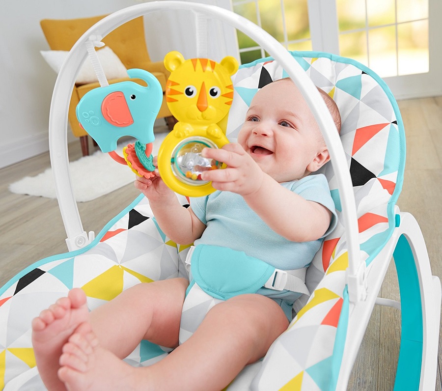 Шезлонг кресло-качалка Fisher Price ДЕТСКИЕ МЕЧТЫ, от 0 до 3-х лет. Оригинал США