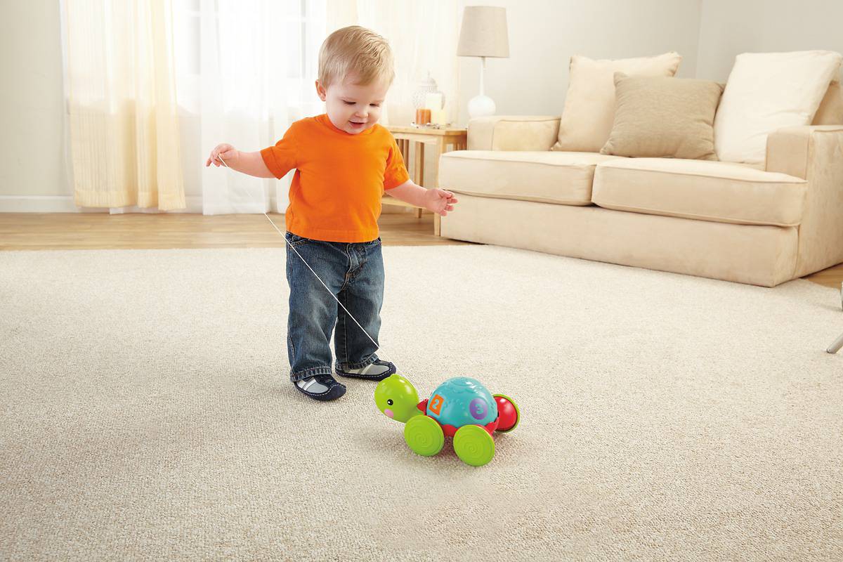 Каталка на веревке "Ученая черепашка" Fisher-Price