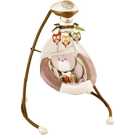 Колыбель-качели люкс-класса Мой Маленький Медвежонок Fisher-Price Fisher-Price My Little Snugabear Cradle 'n Swing