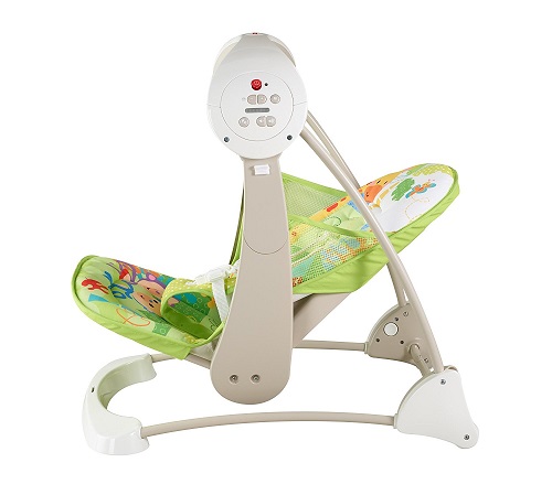 Колыбель - качели Тропические друзья Fisher-Price  с технологией "Умное качание"