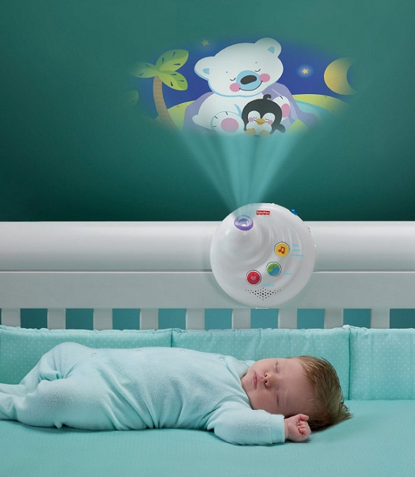 Мобиль музыкальный Fisher Price "Чудесная планета" 2 в 1 ( с проектором)