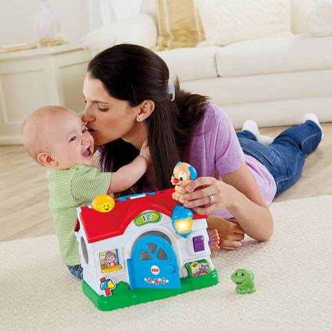 Детская развивающая игрушка «Обучающий домик щенка» Fisher-Price Laugh & Learn Puppy´s Activity Home