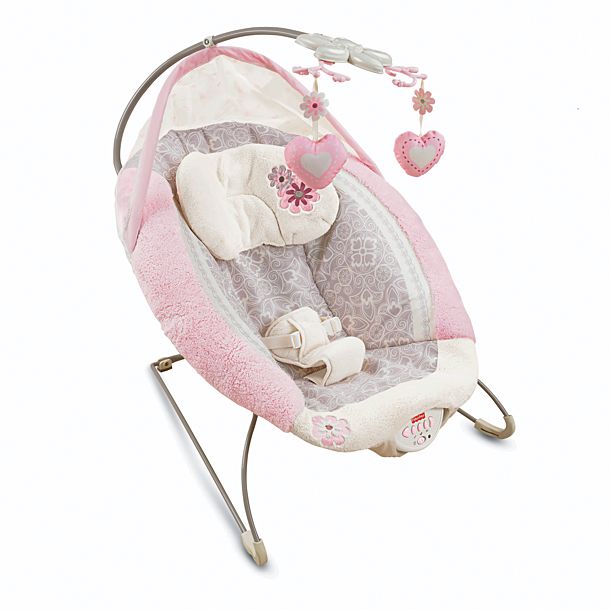 Детский шезлонг Fisher price МОЕ СЕРДЕЧКО для новорожденных. Люкс класс