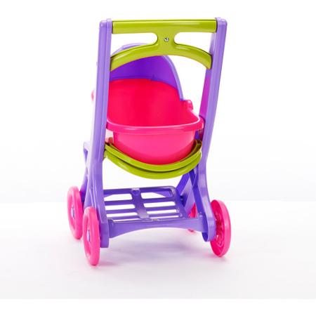 Коляска для куклы 3 в 1 American Plastic Toy On the Go Stroller