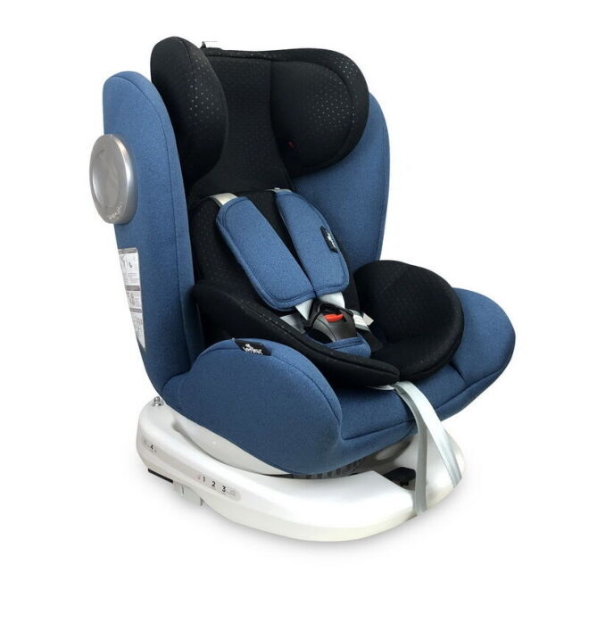 Автокресло Bertoni (Lorelli) Lusso Sps Isofix 0-36 кг Black/Blue (Европа)