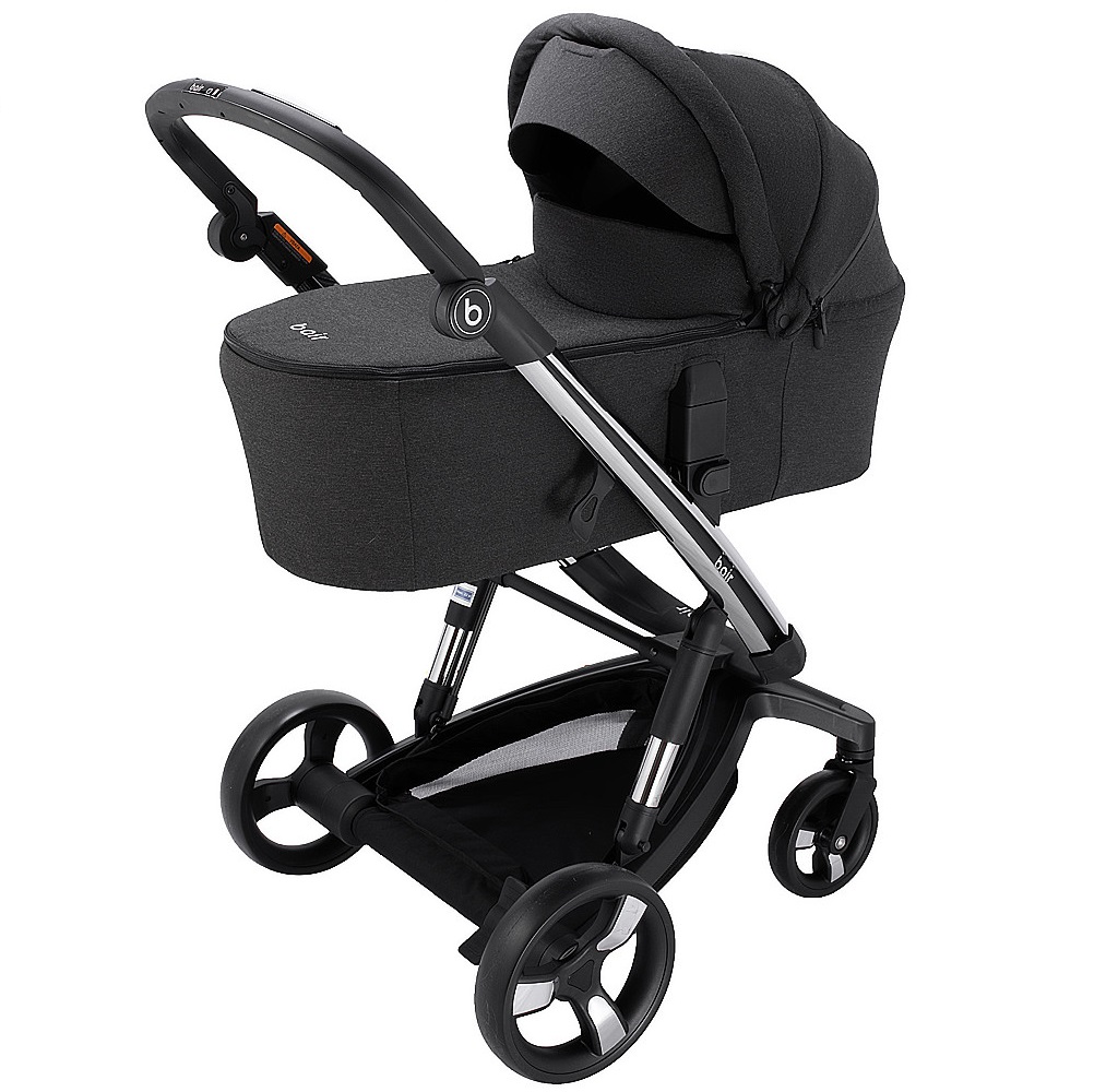 Коляска 2 в 1 Bair Electra B-touch system BE-01 black  (Баир Электра Би-тач систем)