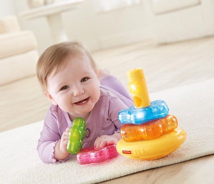 Детская пирамидка Fisher-Price Львенок с музыкой и огоньками