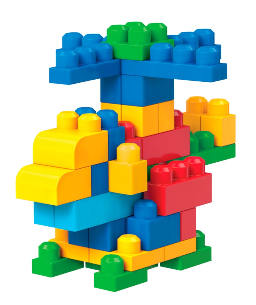 Конструктор классический в мешке (80 дет.) Mega Bloks