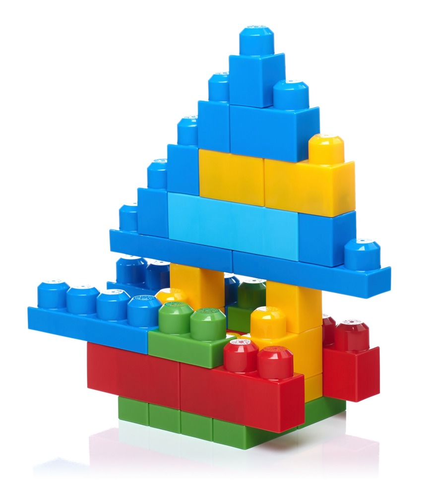 Конструктор классический в мешке (80 дет.) Mega Bloks