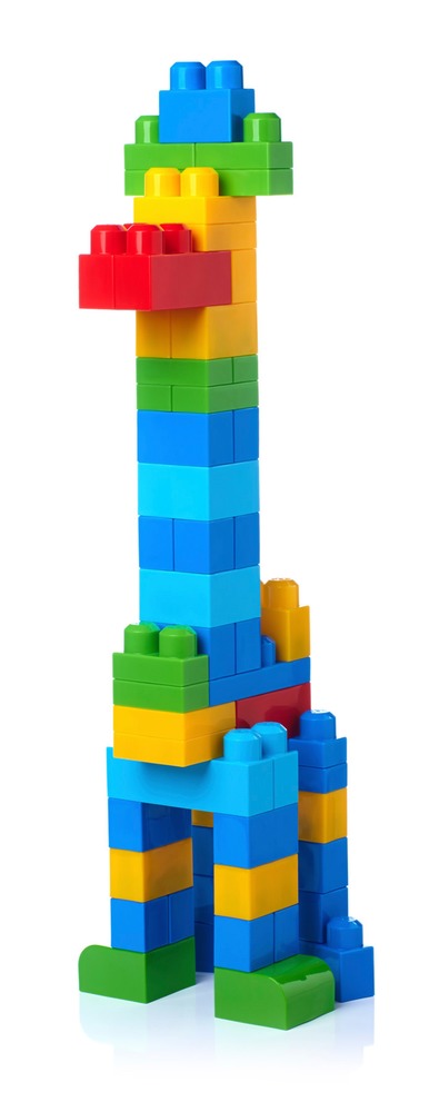 Конструктор классический в мешке (80 дет.) Mega Bloks